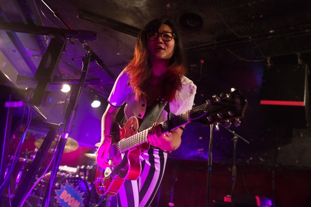 Charlene Kaye performs as the opener for Darren Criss and Theo Katzman at their secret show at the Blind Pig in Ann Arbor, Thursday, June 14.
Courtney Sacco I AnnArbor.com 
